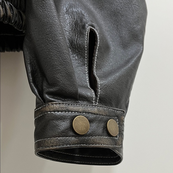 Princess Polly Leather Jacket - Picture 4 of 4